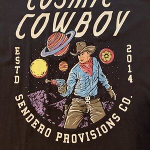 NWOT Grey Sendero Provisions Co. Cosmic Cowboy TShirt